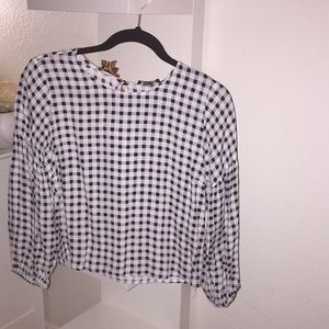 Checkered blouse